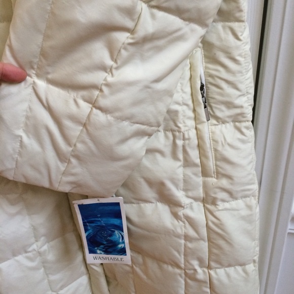 Monroe & Main quilted down puffer coat long M NWT - Picture 6 of 8